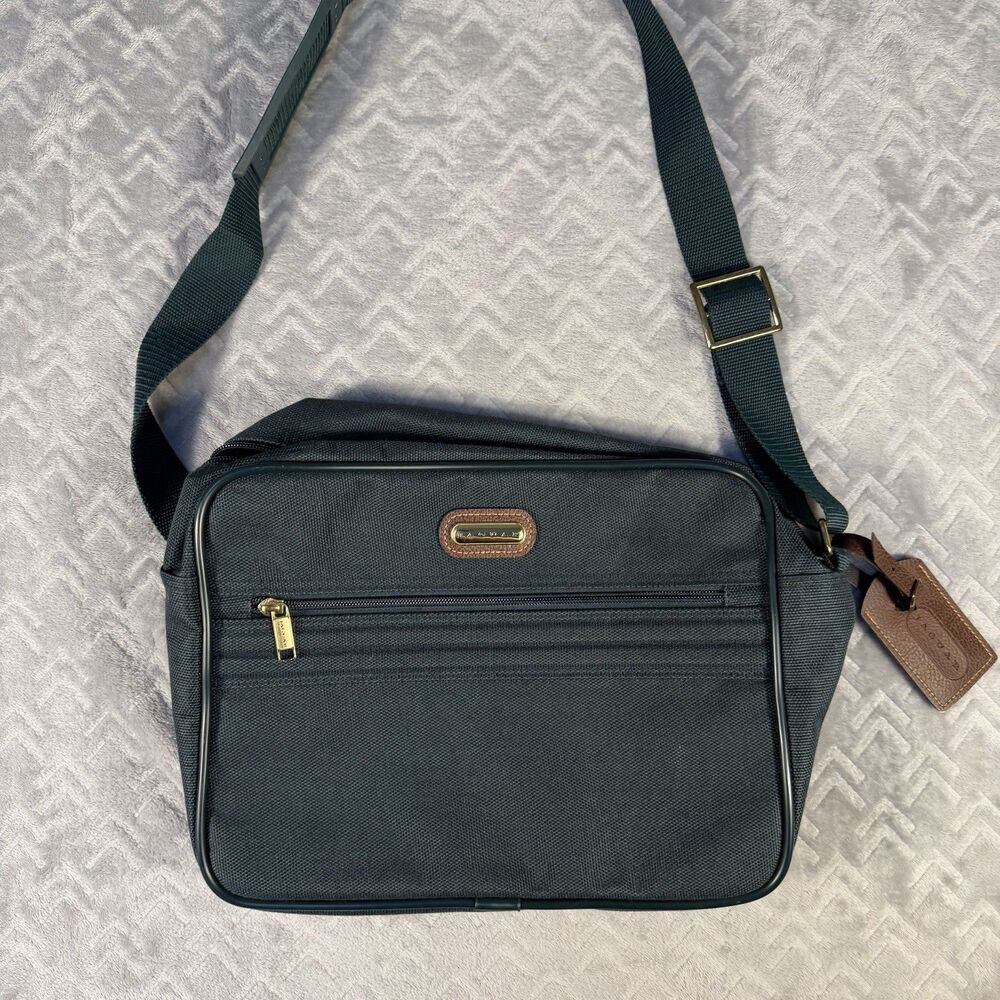 Jaguar Overnight Carry-On Shoulder Bag (Dark Green) (Vintage) (Excellent)
